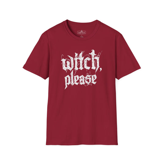 Witch, Please | Vintage Gothic Typography Graphic Shirt