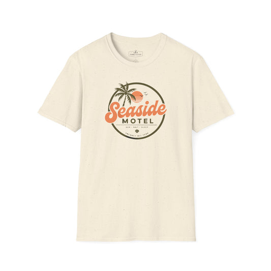 Seaside Motel T-Shirt | Vintage Coastal Sunset Beach Graphic Tee