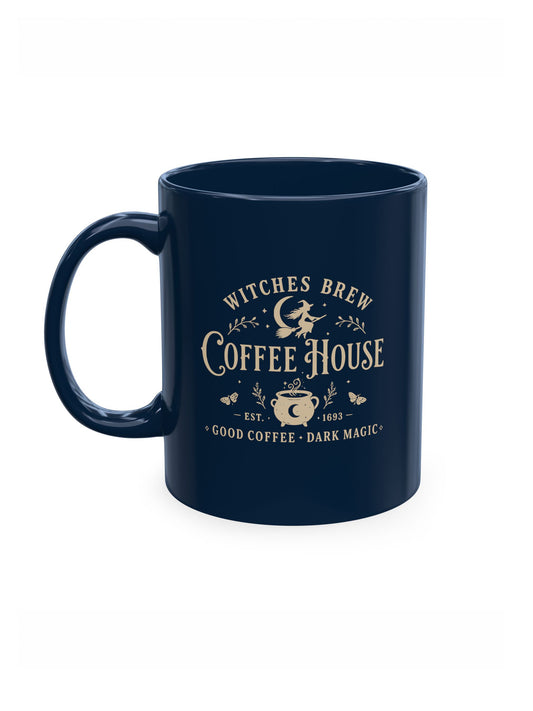 Witch's Brew Coffee House Ceramic Mug | Vintage Coffee & Dark Magic