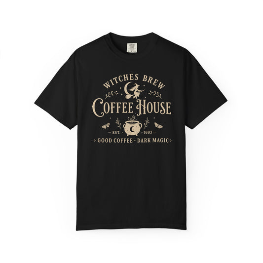 Witches Brew Coffee House | Vintage Halloween Coffee Shirt