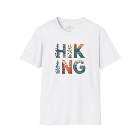 Hiking | Mountain & Forest Nature Lettering Graphic Shirt