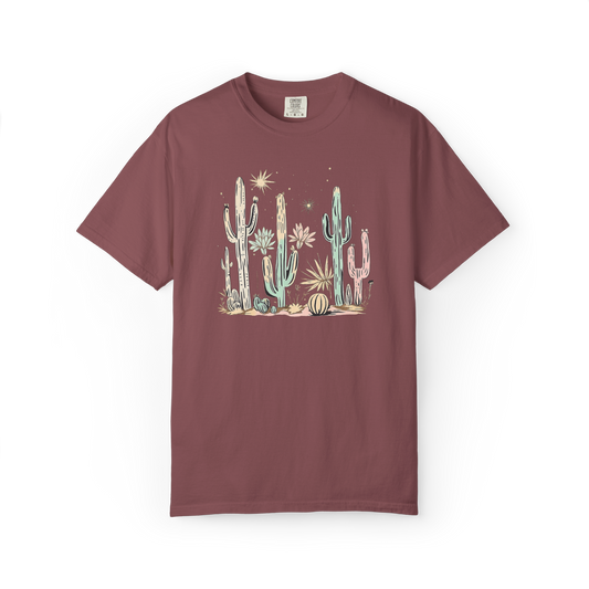 Pastel Desert Cactus T-Shirt | Southwestern Comfort Colors Tee