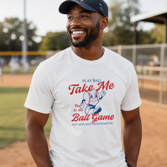 Take Me Out to the Ball Game Shirt | Vintage Baseball Graphic Tee