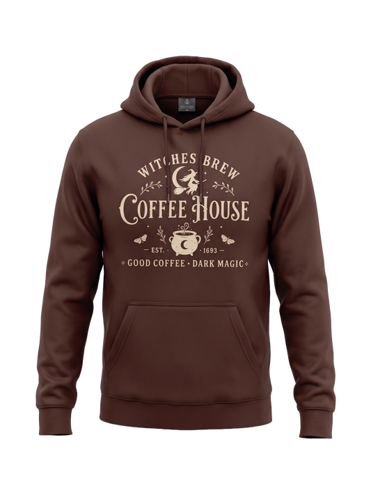 Witches Brew Coffee House Heavyweight Hoodie | Vintage Coffee & Dark Magic