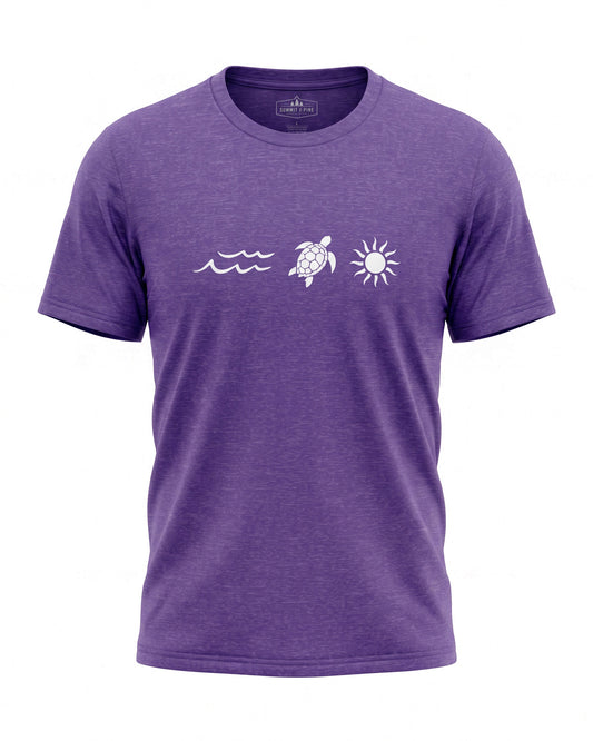 Sea Turtle T-Shirt | Minimal Coastal Beach Graphic Tee