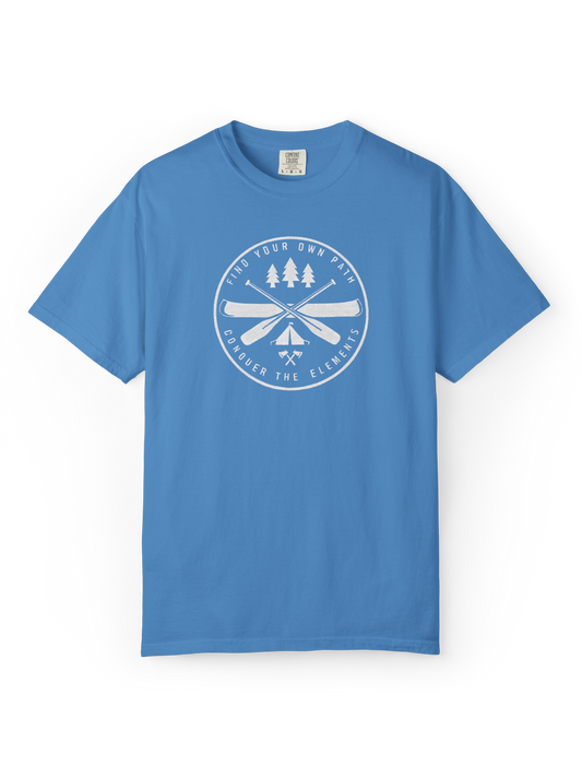 Find Your Own Path Canoe Paddles T-Shirt | Vintage Camping & Outdoor Graphic Tee