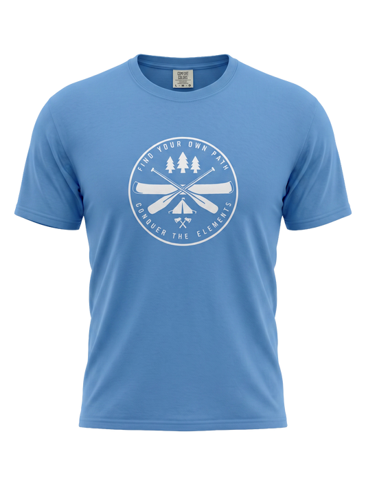 Find Your Own Path Canoe Paddles T-Shirt | Vintage Camping & Outdoor Graphic Tee