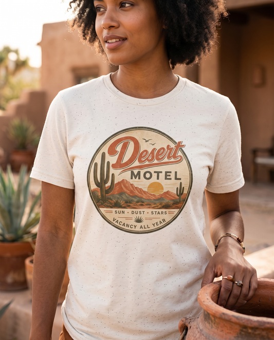 Desert Motel Vintage T-Shirt | Retro Southwest Travel Graphic Tee