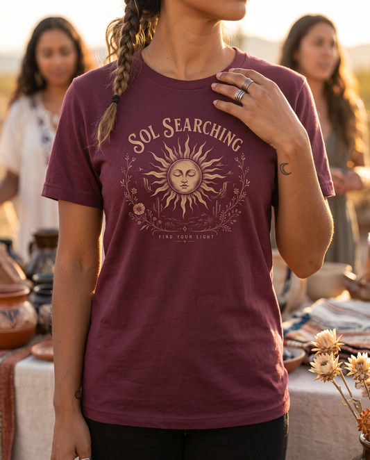 Sol Searching Vintage Sun Graphic T-Shirt