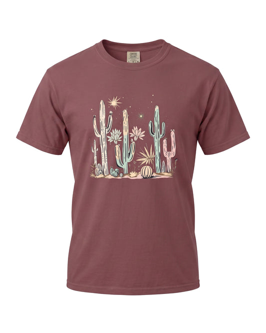 Pastel Desert Cactus T-Shirt | Southwestern Comfort Colors Tee